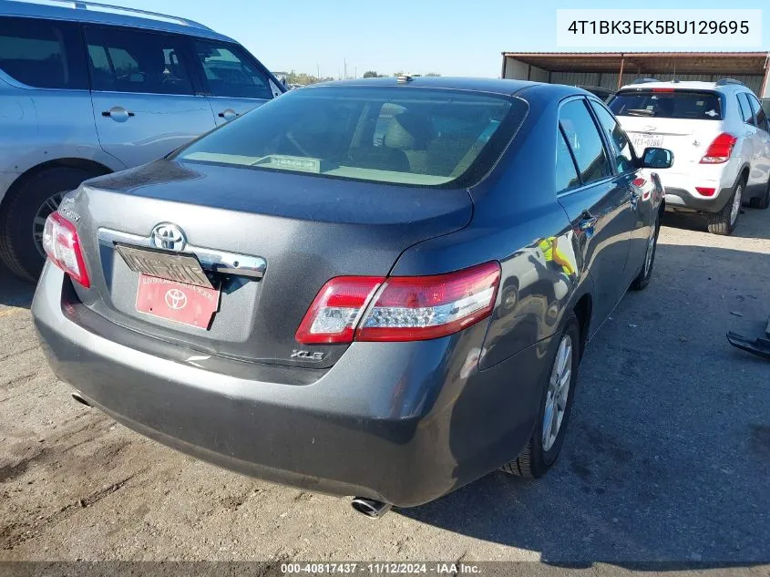 2011 Toyota Camry Xle V6 VIN: 4T1BK3EK5BU129695 Lot: 40817437