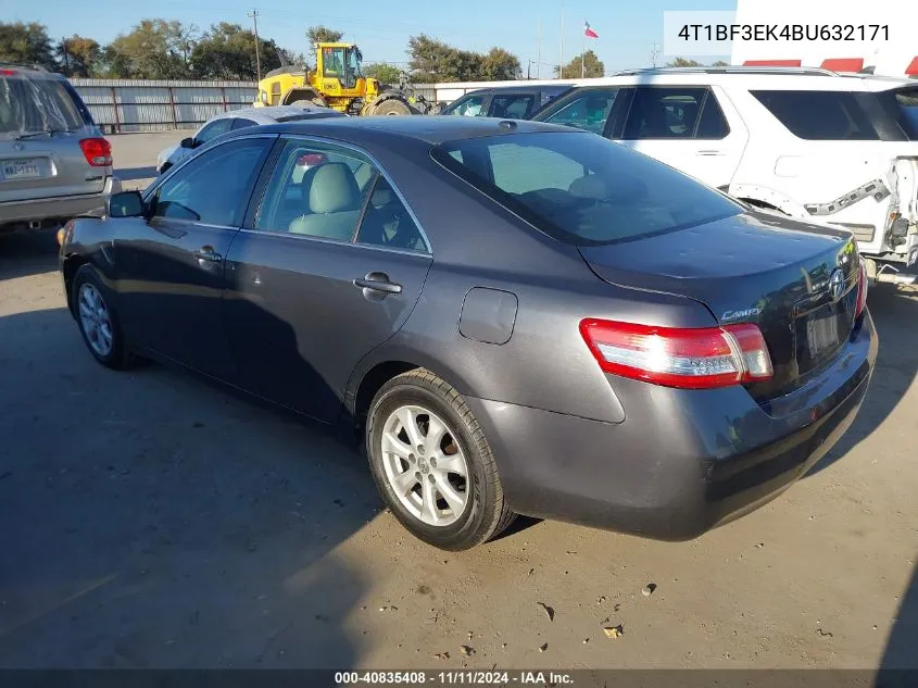 2011 Toyota Camry Le VIN: 4T1BF3EK4BU632171 Lot: 40835408