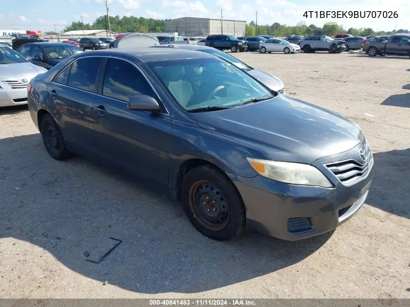 2011 Toyota Camry Le VIN: 4T1BF3EK9BU707026 Lot: 40841483