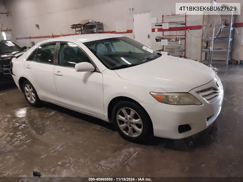 2011 Toyota Camry Le V6 VIN: 4T1BK3EK6BU627629 Lot: 40865880