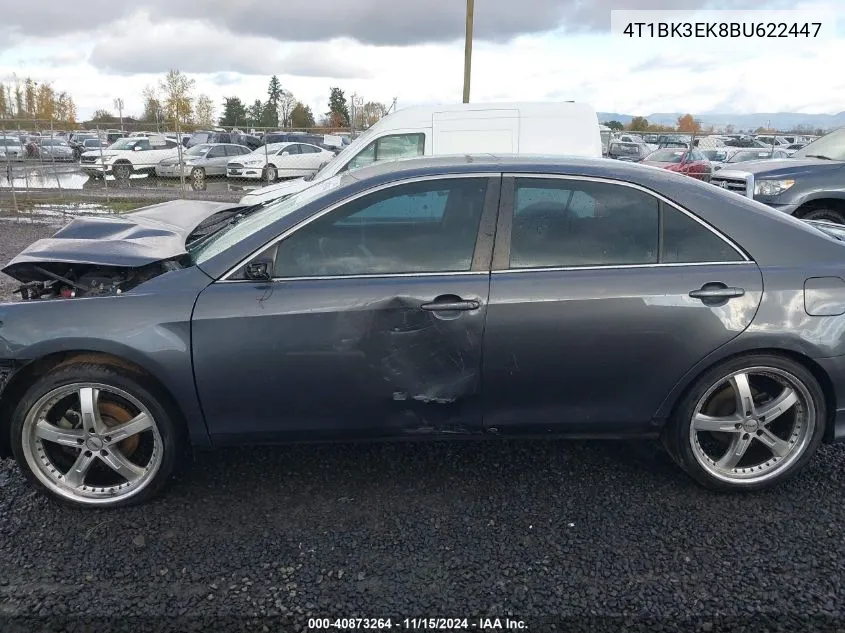 4T1BK3EK8BU622447 2011 Toyota Camry Se V6