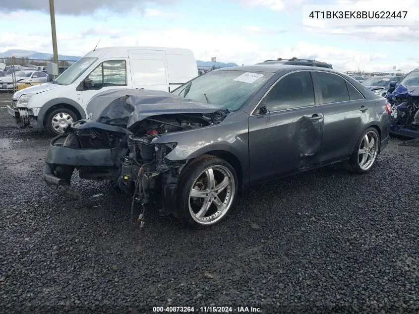 4T1BK3EK8BU622447 2011 Toyota Camry Se V6