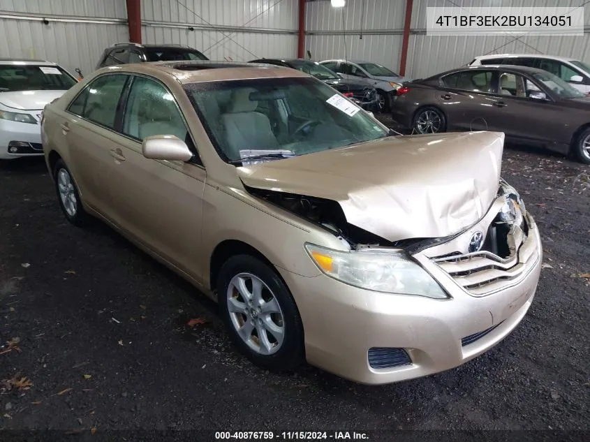 2011 Toyota Camry Le VIN: 4T1BF3EK2BU134051 Lot: 40876759