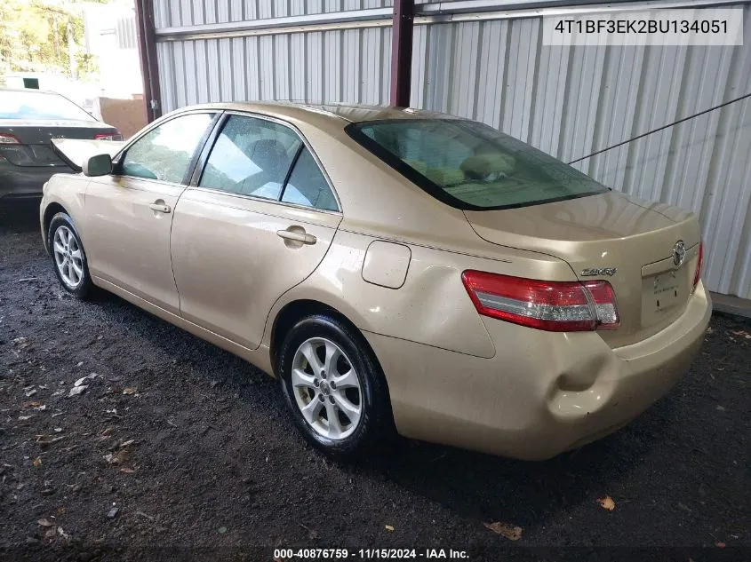 2011 Toyota Camry Le VIN: 4T1BF3EK2BU134051 Lot: 40876759