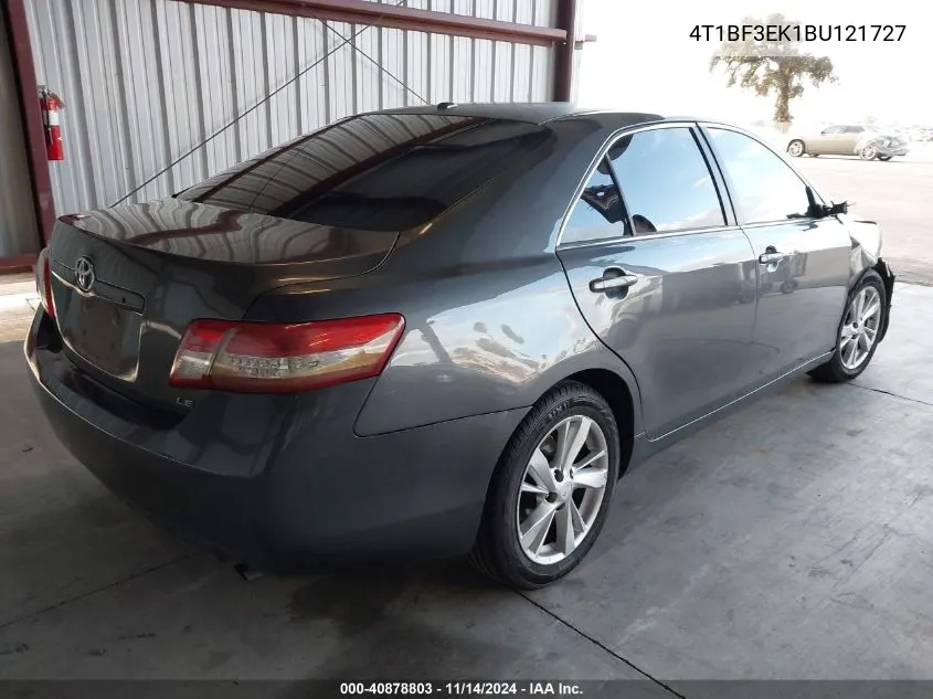 4T1BF3EK1BU121727 2011 Toyota Camry Le