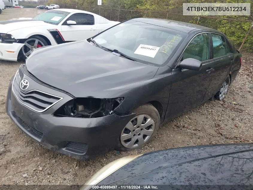 2011 Toyota Camry Le V6 VIN: 4T1BK3EK7BU612234 Lot: 40899497