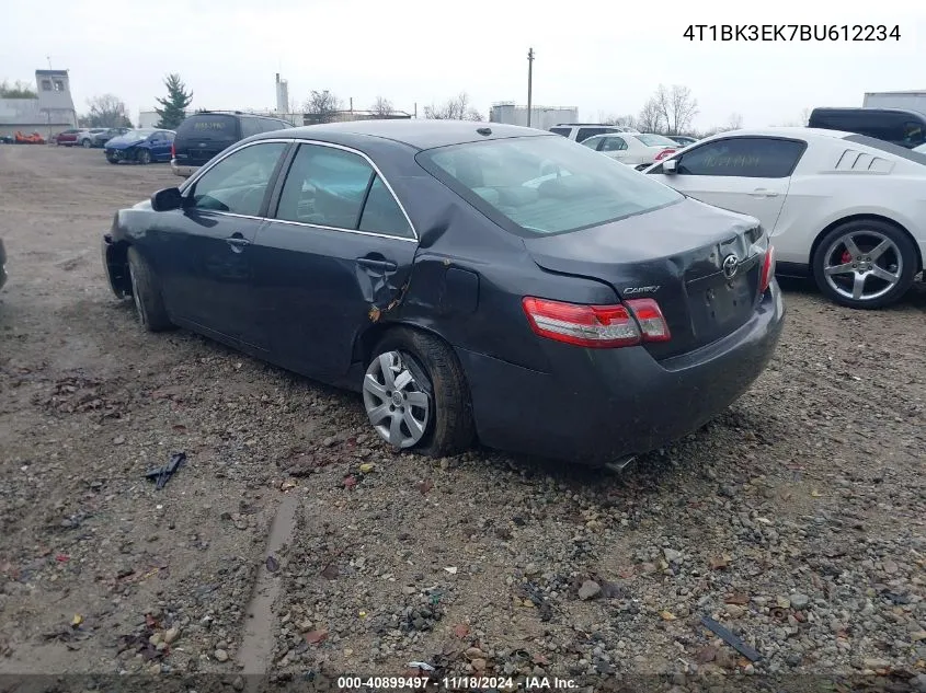 2011 Toyota Camry Le V6 VIN: 4T1BK3EK7BU612234 Lot: 40899497