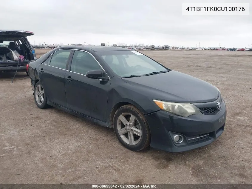 4T1BF1FK0CU100176 2012 Toyota Camry Se