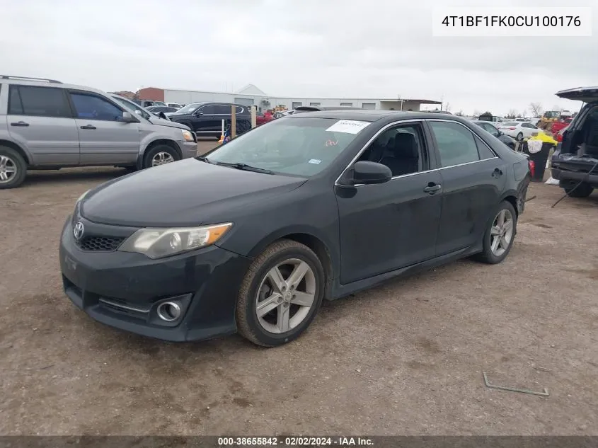 4T1BF1FK0CU100176 2012 Toyota Camry Se