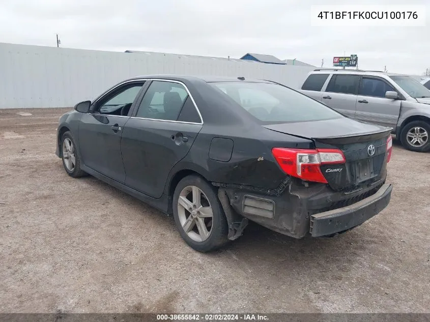 4T1BF1FK0CU100176 2012 Toyota Camry Se