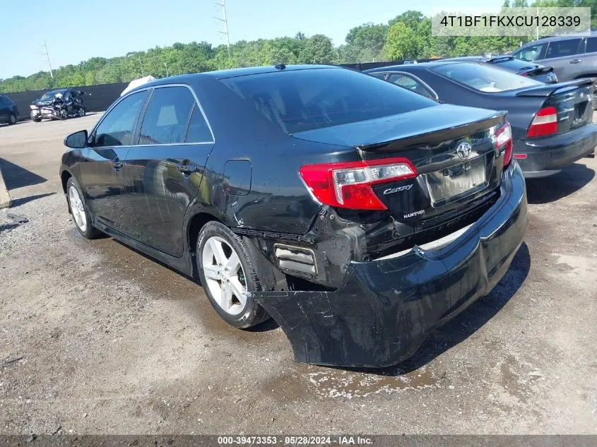 2012 Toyota Camry Se VIN: 4T1BF1FKXCU128339 Lot: 39473353