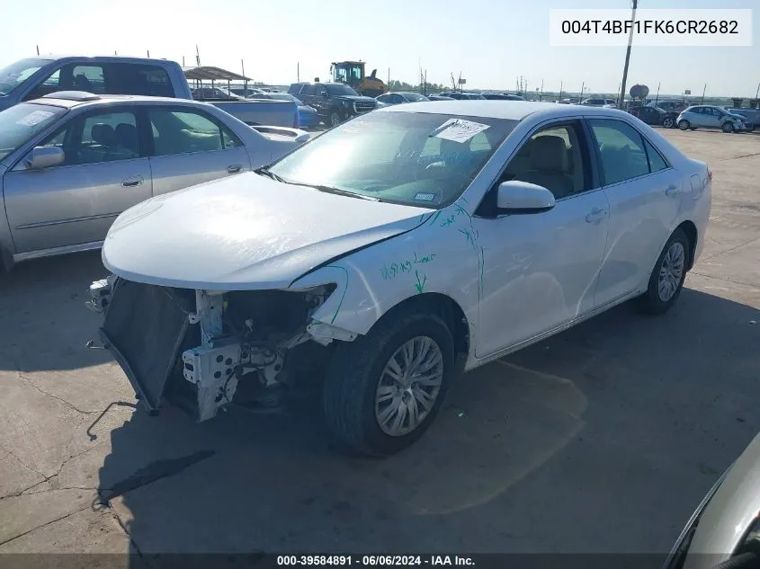 004T4BF1FK6CR2682 2012 Toyota Camry Se/Le/Xle