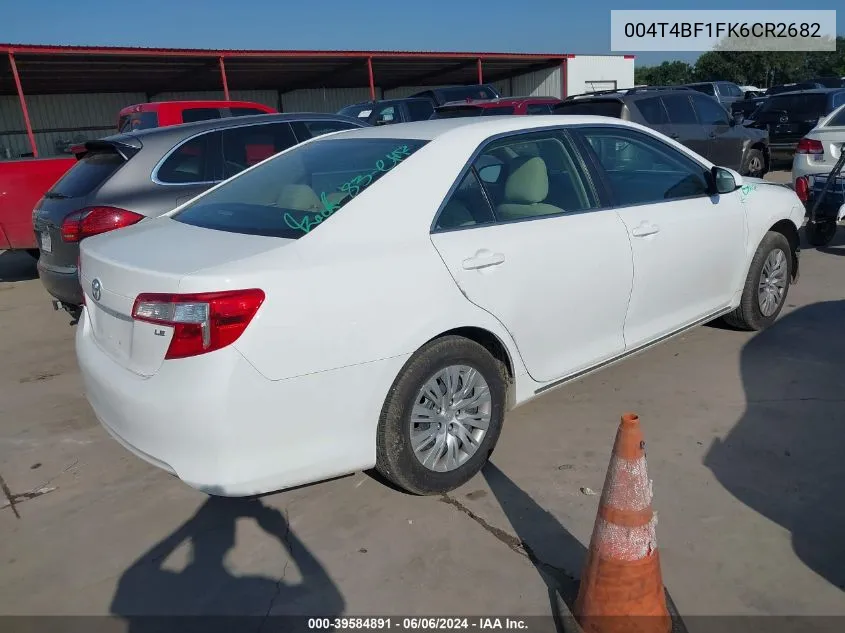 004T4BF1FK6CR2682 2012 Toyota Camry Se/Le/Xle