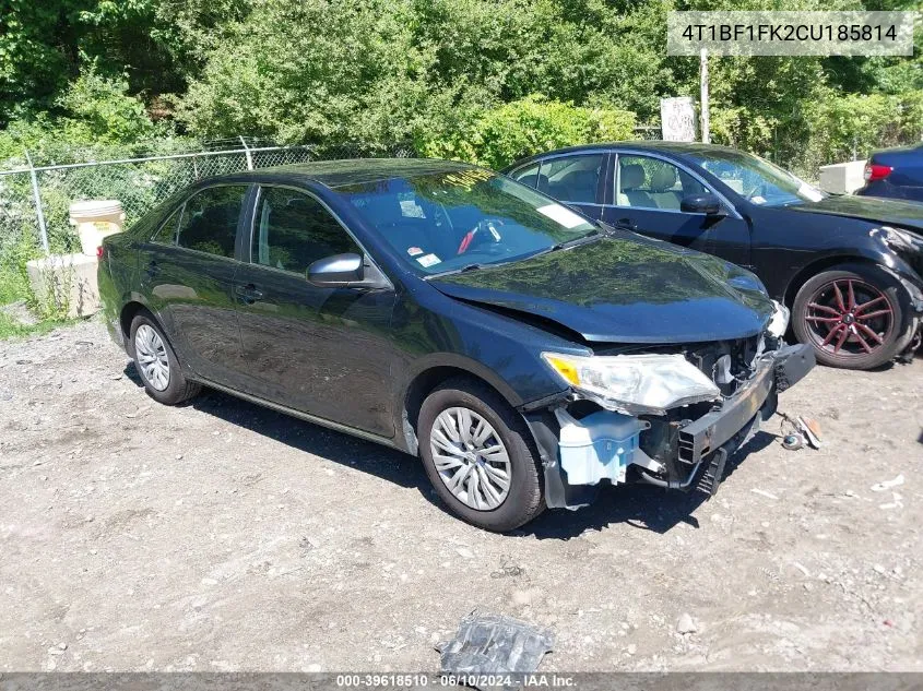 4T1BF1FK2CU185814 2012 Toyota Camry Le