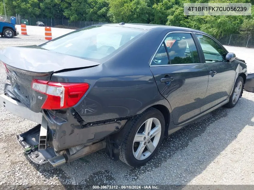 4T1BF1FK7CU056239 2012 Toyota Camry Se