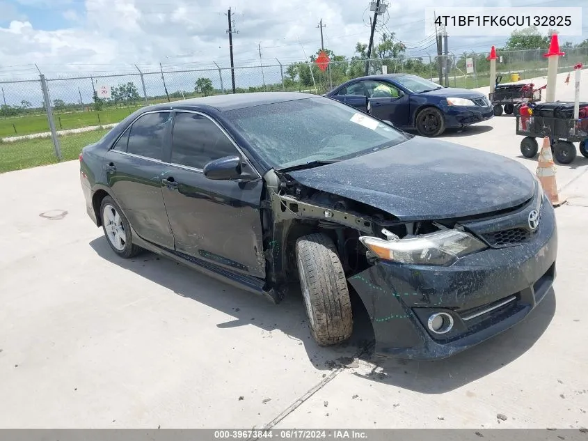 2012 Toyota Camry Se VIN: 4T1BF1FK6CU132825 Lot: 39673844