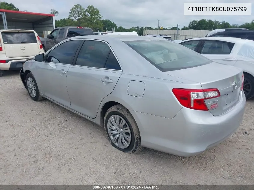 4T1BF1FK8CU075799 2012 Toyota Camry Le