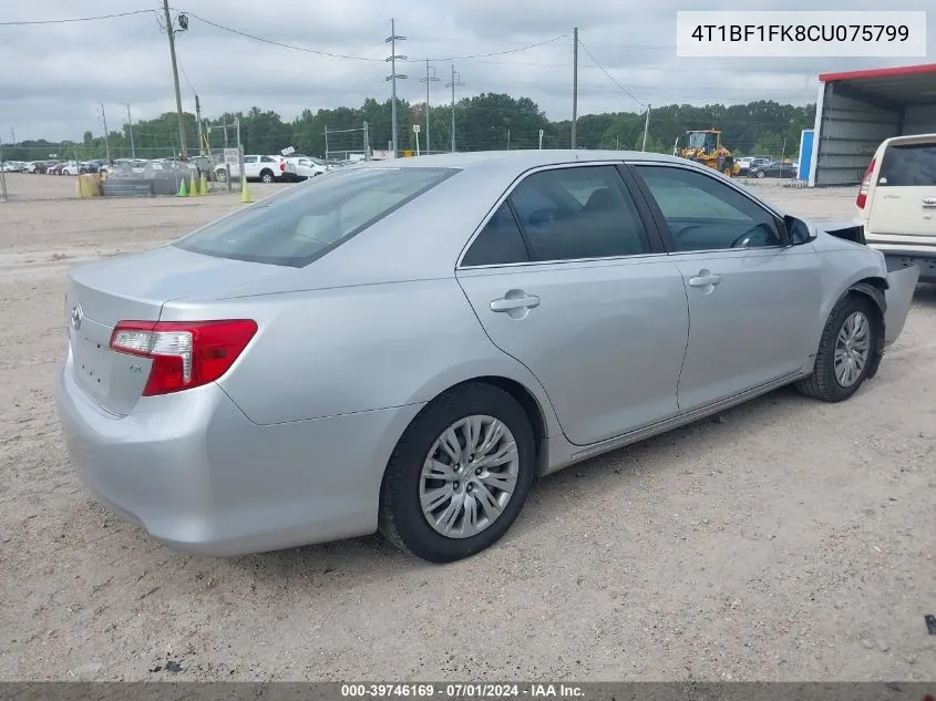 4T1BF1FK8CU075799 2012 Toyota Camry Le