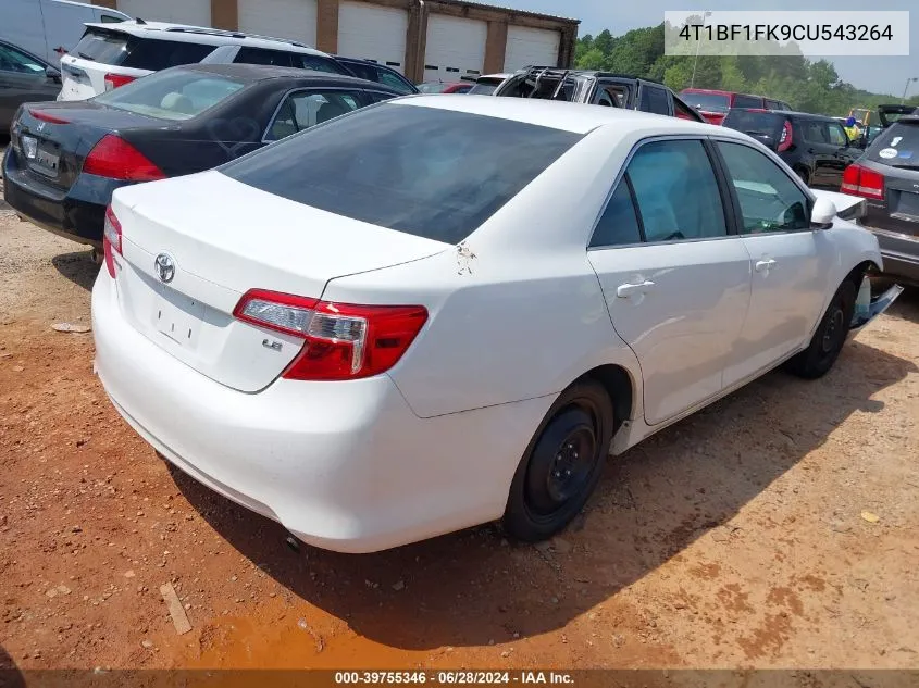 4T1BF1FK9CU543264 2012 Toyota Camry Le