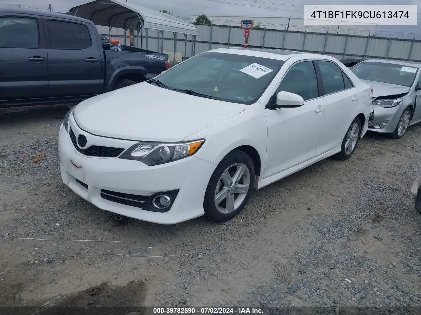 4T1BF1FK9CU613474 2012 Toyota Camry Se