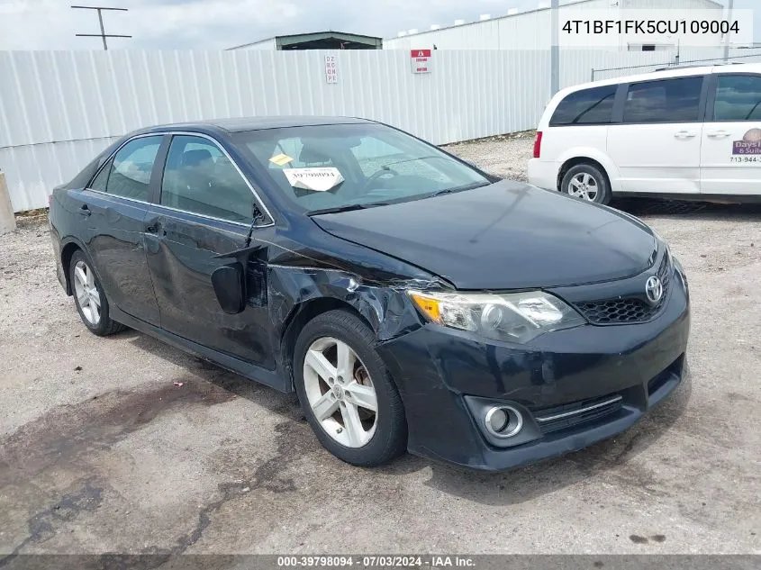 4T1BF1FK5CU109004 2012 Toyota Camry Se