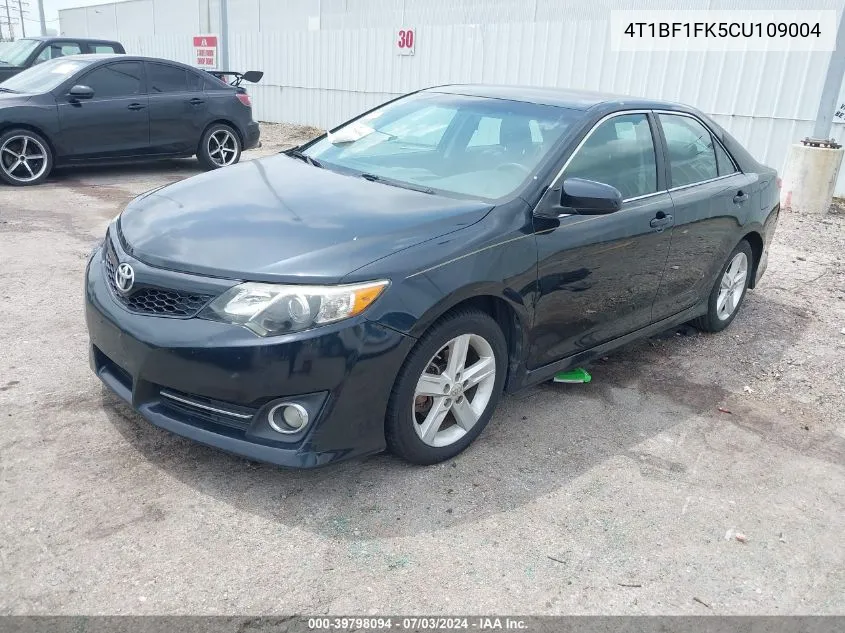 4T1BF1FK5CU109004 2012 Toyota Camry Se