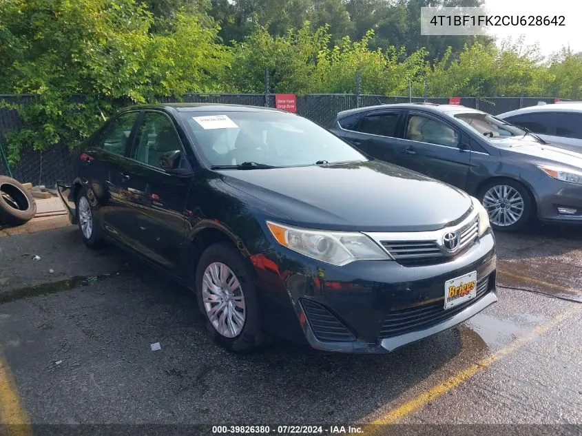 4T1BF1FK2CU628642 2012 Toyota Camry L