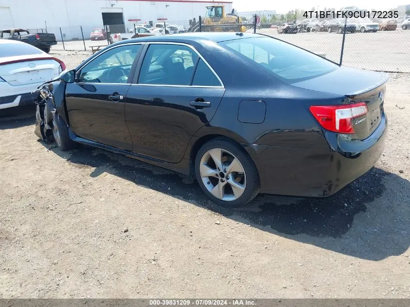 2012 Toyota Camry Se Limited Edition VIN: 4T1BF1FK9CU172235 Lot: 39831209