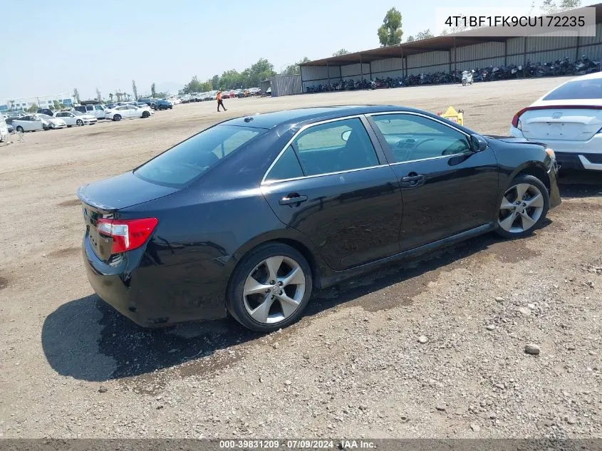 2012 Toyota Camry Se Limited Edition VIN: 4T1BF1FK9CU172235 Lot: 39831209