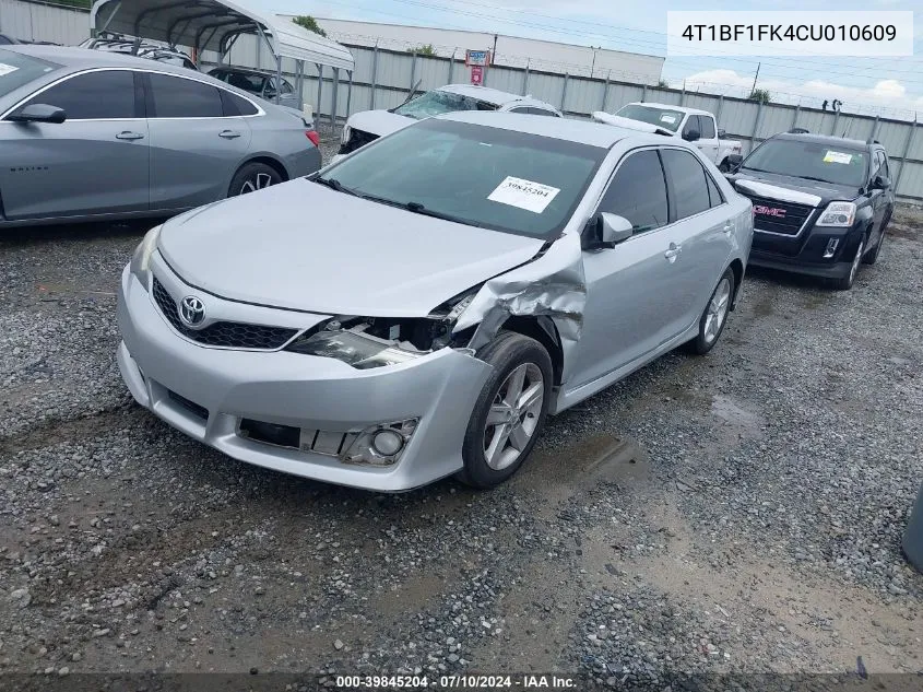 4T1BF1FK4CU010609 2012 Toyota Camry Se