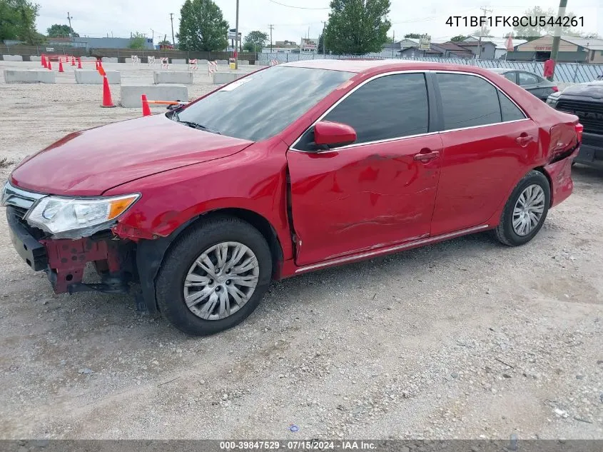 4T1BF1FK8CU544261 2012 Toyota Camry Le