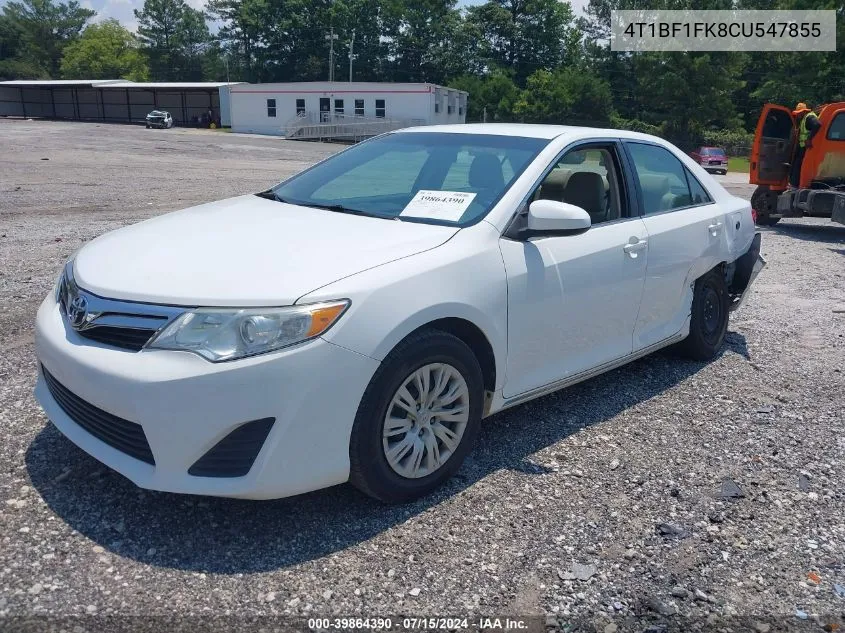 4T1BF1FK8CU547855 2012 Toyota Camry Le