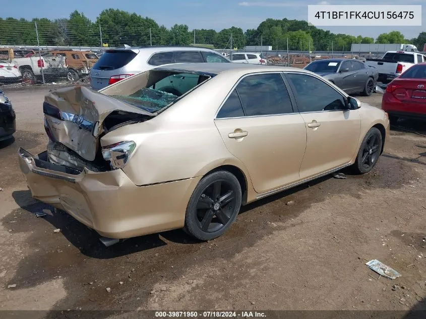 4T1BF1FK4CU156475 2012 Toyota Camry Xle