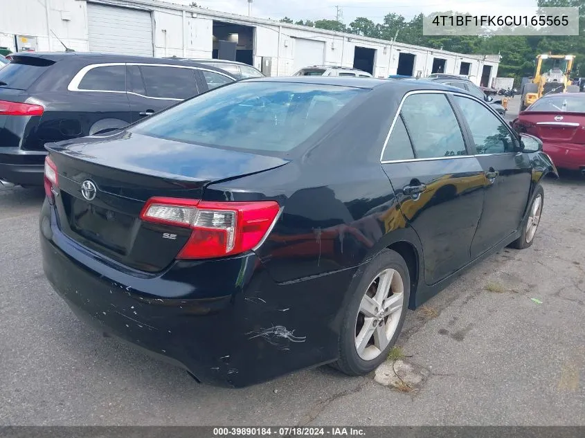 4T1BF1FK6CU165565 2012 Toyota Camry Se