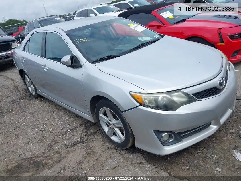 4T1BF1FK7CU203336 2012 Toyota Camry Se