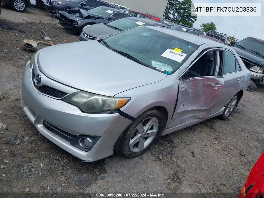 4T1BF1FK7CU203336 2012 Toyota Camry Se