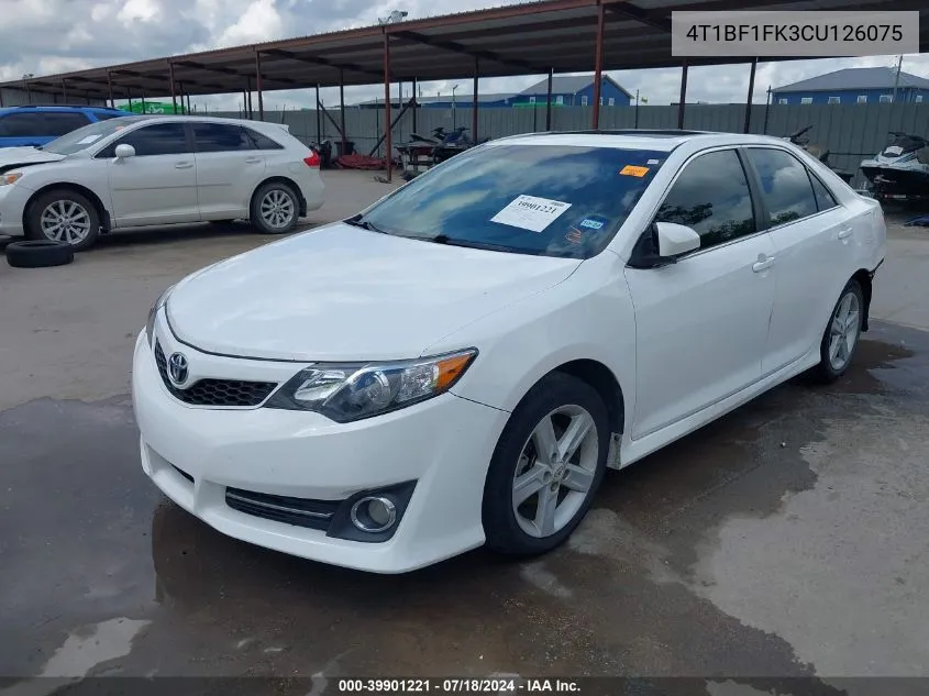 4T1BF1FK3CU126075 2012 Toyota Camry Se