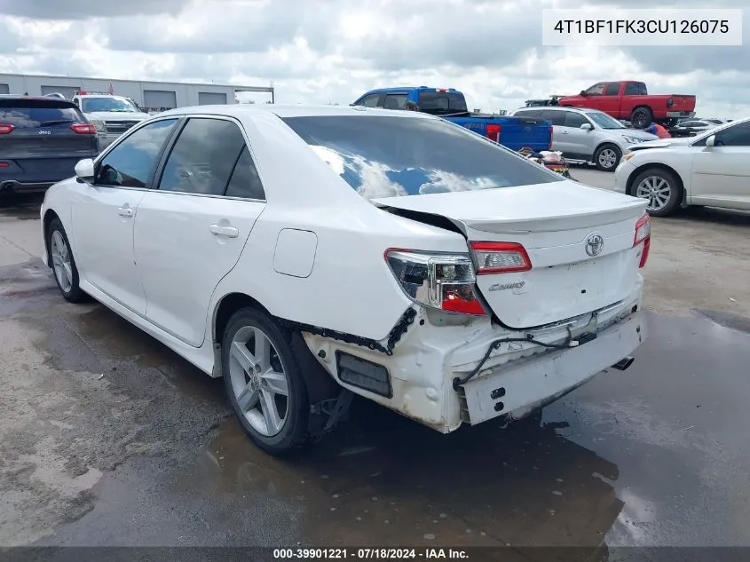 4T1BF1FK3CU126075 2012 Toyota Camry Se