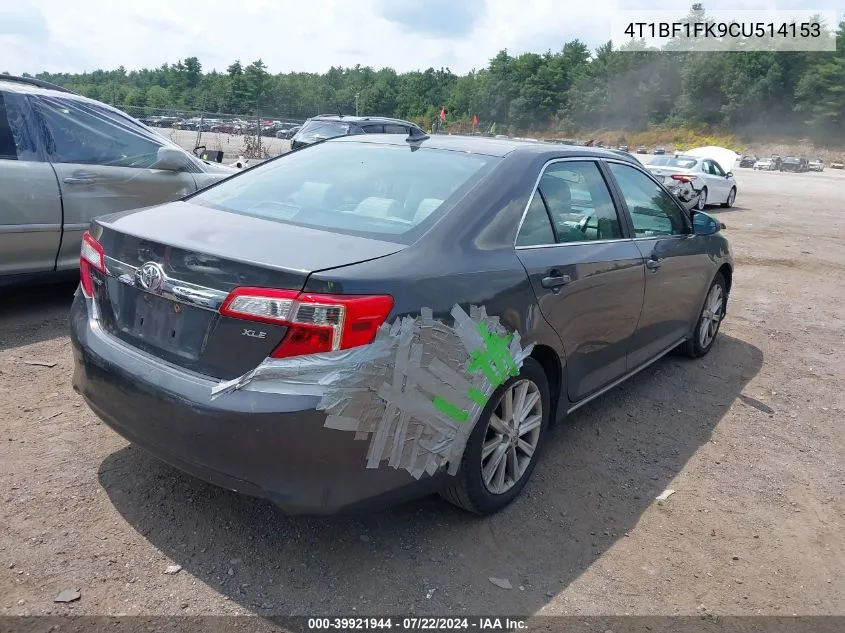 4T1BF1FK9CU514153 2012 Toyota Camry Xle