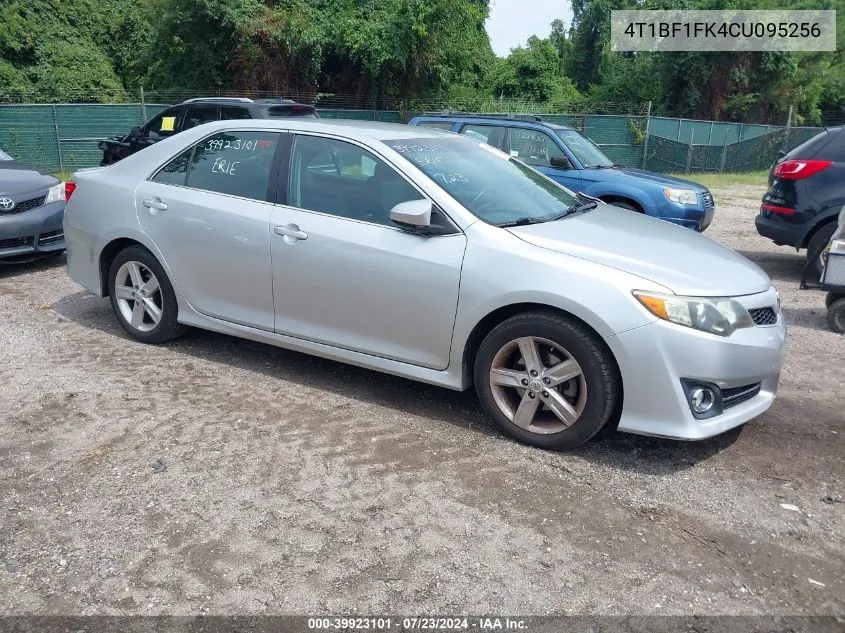 2012 Toyota Camry Se/Le/Xle VIN: 4T1BF1FK4CU095256 Lot: 39923101