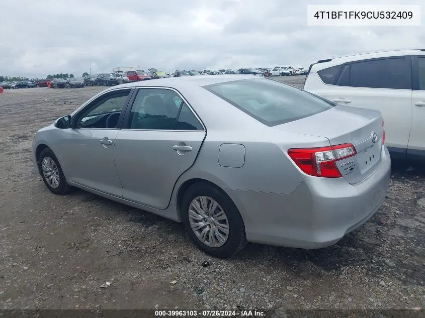 4T1BF1FK9CU532409 2012 Toyota Camry L