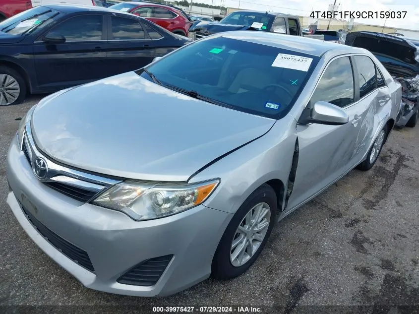 4T4BF1FK9CR159037 2012 Toyota Camry Le