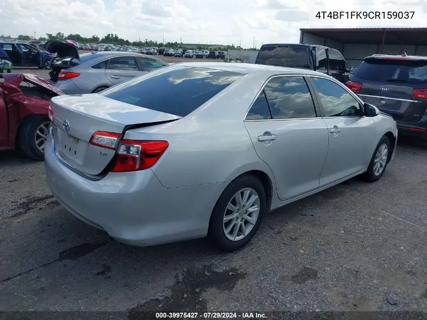 2012 Toyota Camry Le VIN: 4T4BF1FK9CR159037 Lot: 39975427