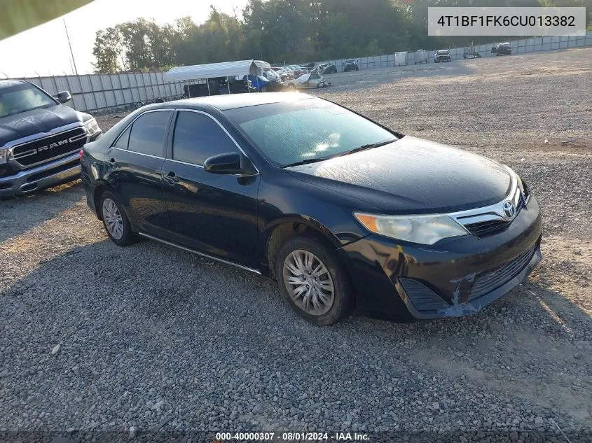 4T1BF1FK6CU013382 2012 Toyota Camry Le