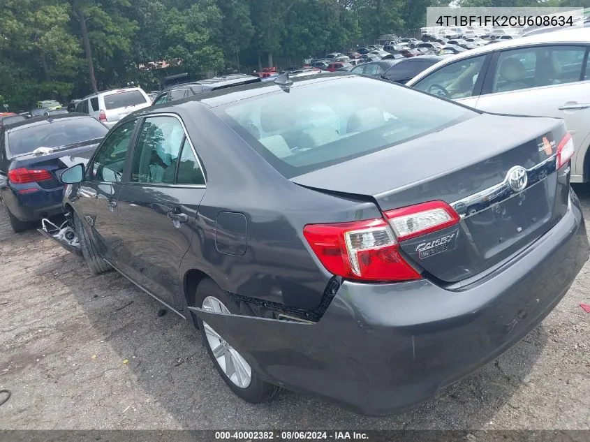 4T1BF1FK2CU608634 2012 Toyota Camry Xle