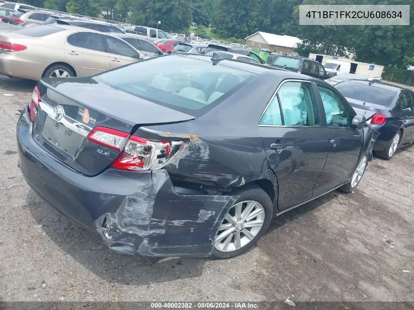 4T1BF1FK2CU608634 2012 Toyota Camry Xle