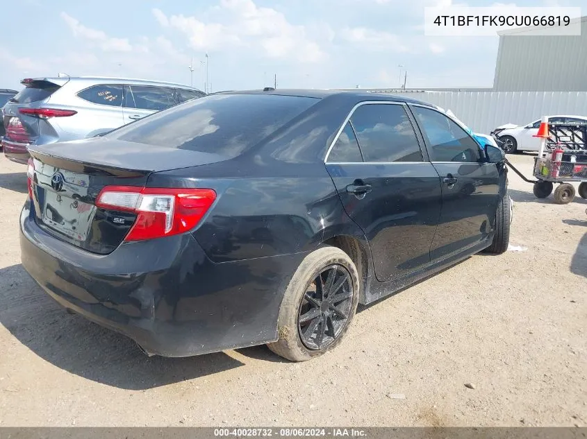 4T1BF1FK9CU066819 2012 Toyota Camry Se