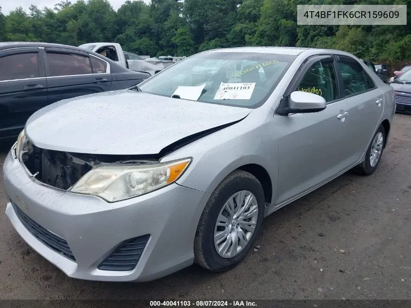 4T4BF1FK6CR159609 2012 Toyota Camry Le