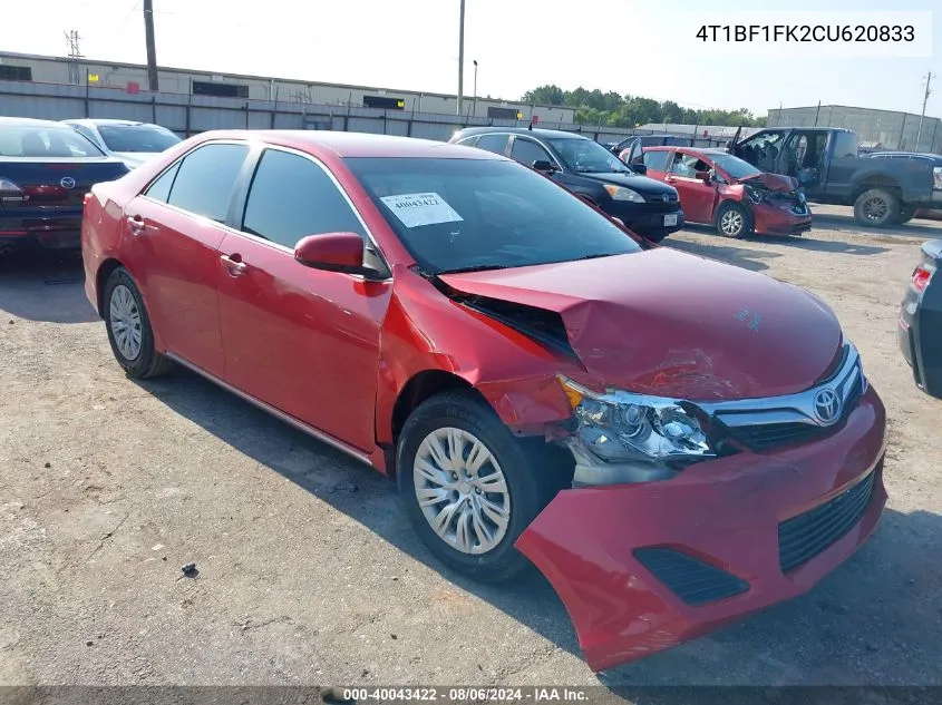 4T1BF1FK2CU620833 2012 Toyota Camry Le