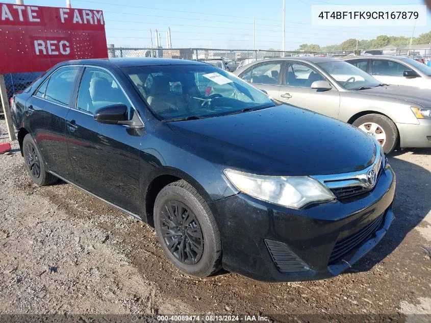 4T4BF1FK9CR167879 2012 Toyota Camry Le